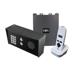 AES 603-PBK 603 DECT Imperial Pedestal Kit with keypad black